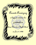 grad announcement